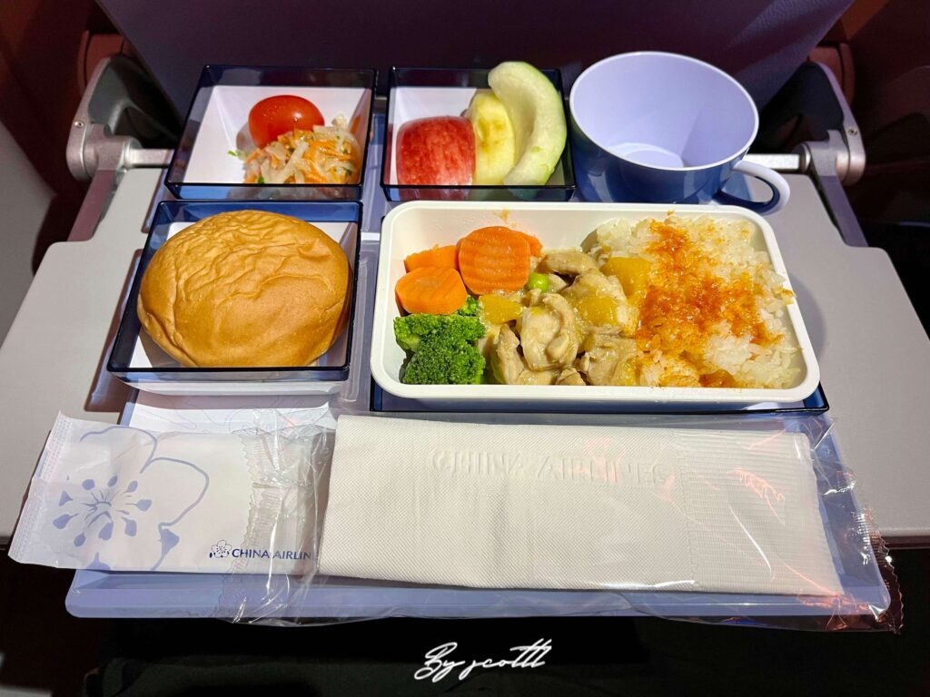 中華航空 china airlines 飛機餐