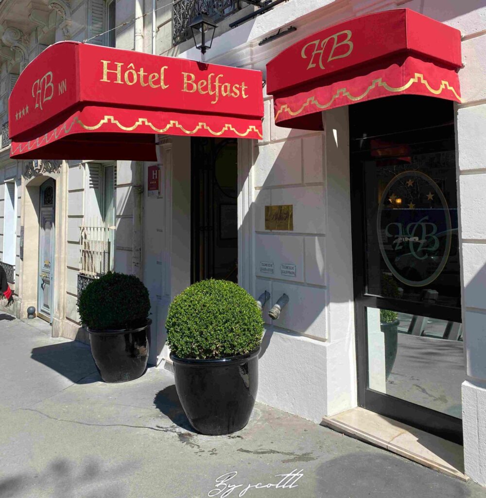 凱旋門景CP值飯店－Hotel belfast Paris