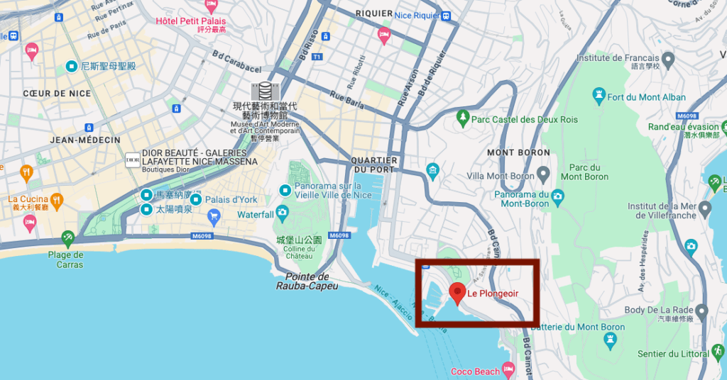 尼斯 南法尼斯超美餐廳 無敵海景Le Plongeoir  nice