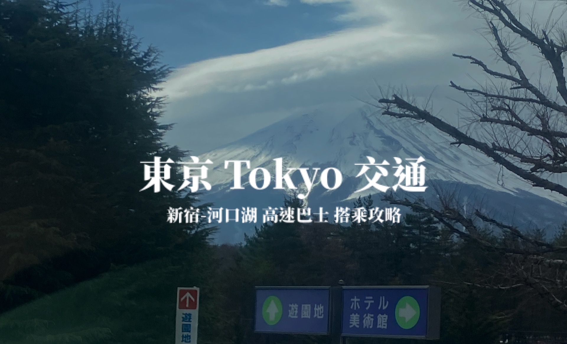 【東京】 怎麼從新宿到河口湖 高速巴士 預約、買票、搭乘 來回交通全攻略